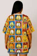 Garfield Comic Panel Oversized T-Shirt