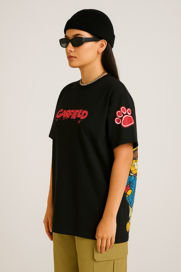 Garfield Spray Oversized T-Shirt - Image 3