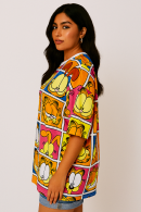 Garfield Comic Panel Oversized T-Shirt