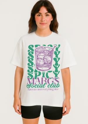 Spicy Margs Social Club Oversized T-shirt