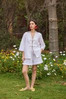 White Cotton Eyelet Shorts