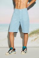 Men’s Engineered Distress Denim Shorts