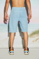 Men’s Engineered Distress Denim Shorts