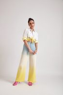 Yellow Ombre Denim Jeans(Double Colors)