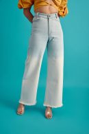 White Ombre Denim Jeans(Single Color)