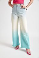 Blue Ombre Denim Jeans(Double Colors)