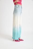 Blue Ombre Denim Jeans(Double Colors)
