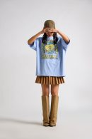 Spongebob: Absorb the Love Oversized T-shirt-Blue