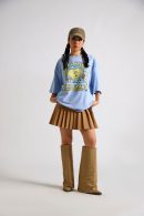 Spongebob: Absorb the Love Oversized T-shirt-Blue