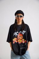 Garfield:Mood Printed Oversized T-shirt