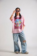 Spongebob:Make Waves Oversized T-shirt