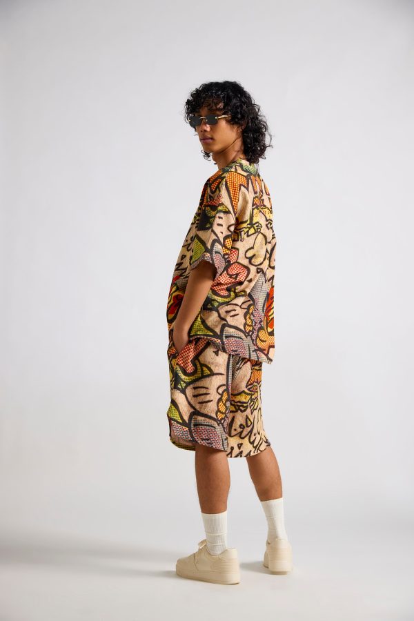 Garfield:Blown Out Printed Men's Shorts - Image 6