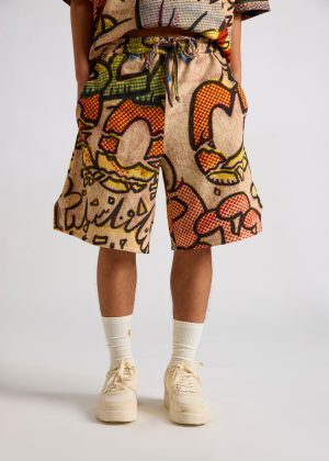 Garfield:Blown Out Printed Men's Shorts