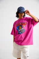 Garfield:Grampy Printed Men's Oversized T-shirt