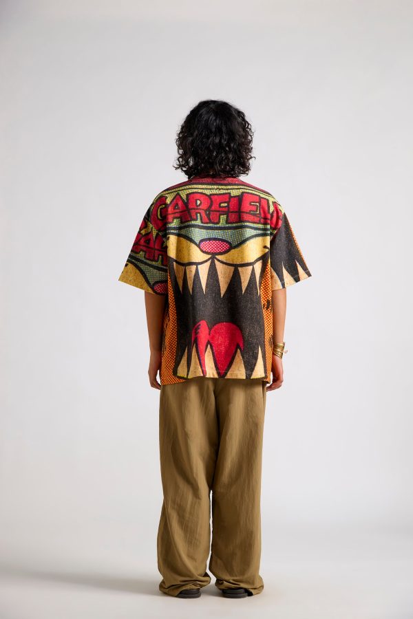 Garfield: Shout Out Loud Men's Oversized T-shirt - Image 3