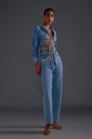 Embellished Wide Leg Jeans