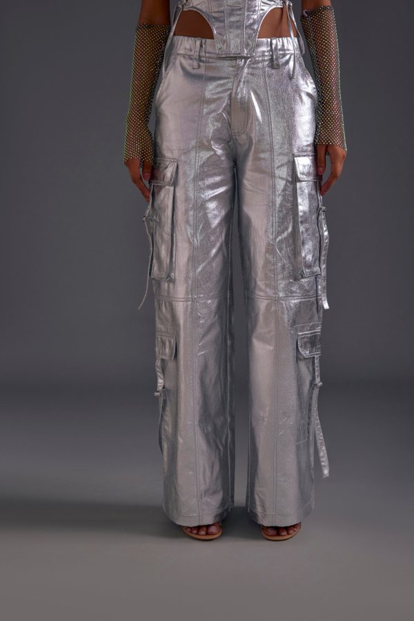 Silver Twill Men's Cargos - Image 2
