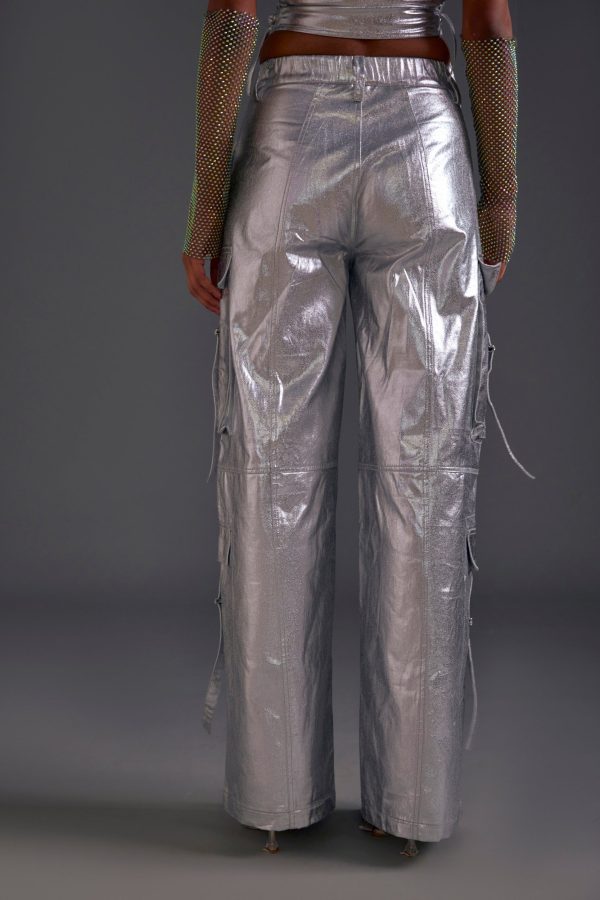 Silver Twill Men's Cargos - Image 4