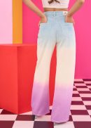 Emily in Paris: Lavender Ombre Dyed Jeans