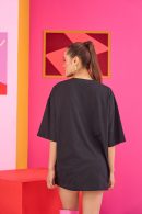 Emily in Paris: Oversized Black T-shirt
