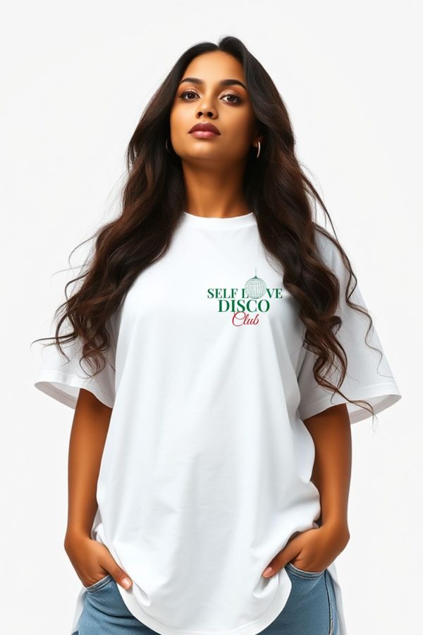 Self Love Disco Club Oversized T-shirt - Image 4