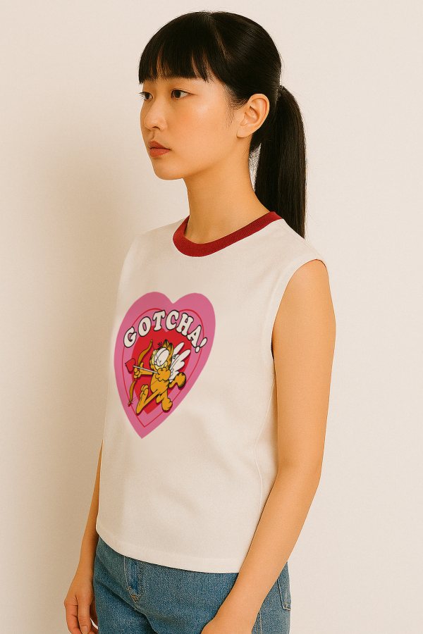 Garfield “Gotcha!” Sleeveless Tee - Image 2