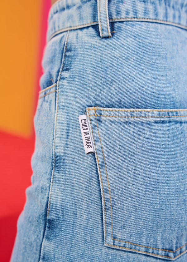 Emily in Paris: Heart Cutout Embellished Jeans - Image 3