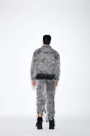 90s Baggy Denim Cargo Jeans- White